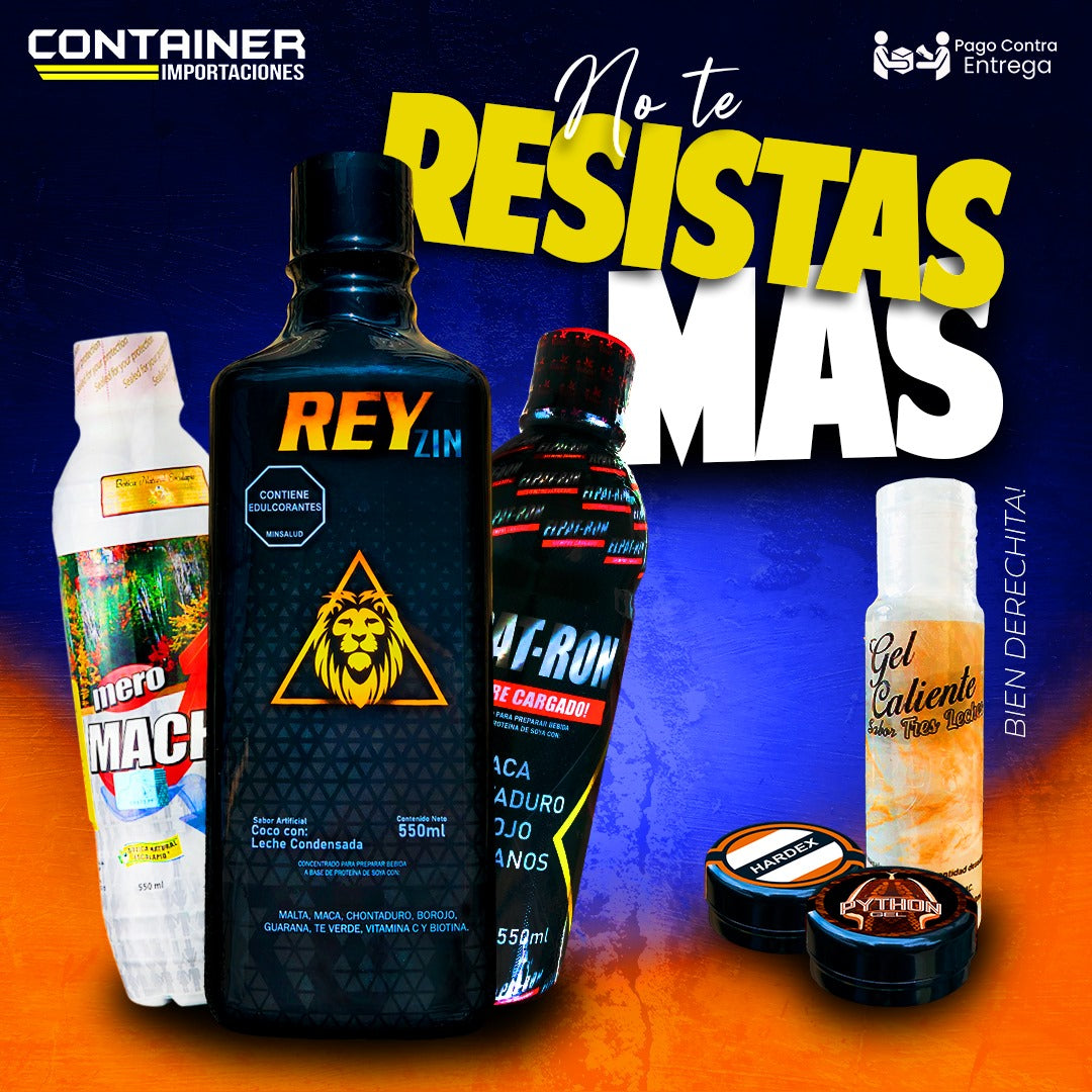 KIT PODER ALFA: Mero Macho + Rey + El patron + 3 Obsequios especiales