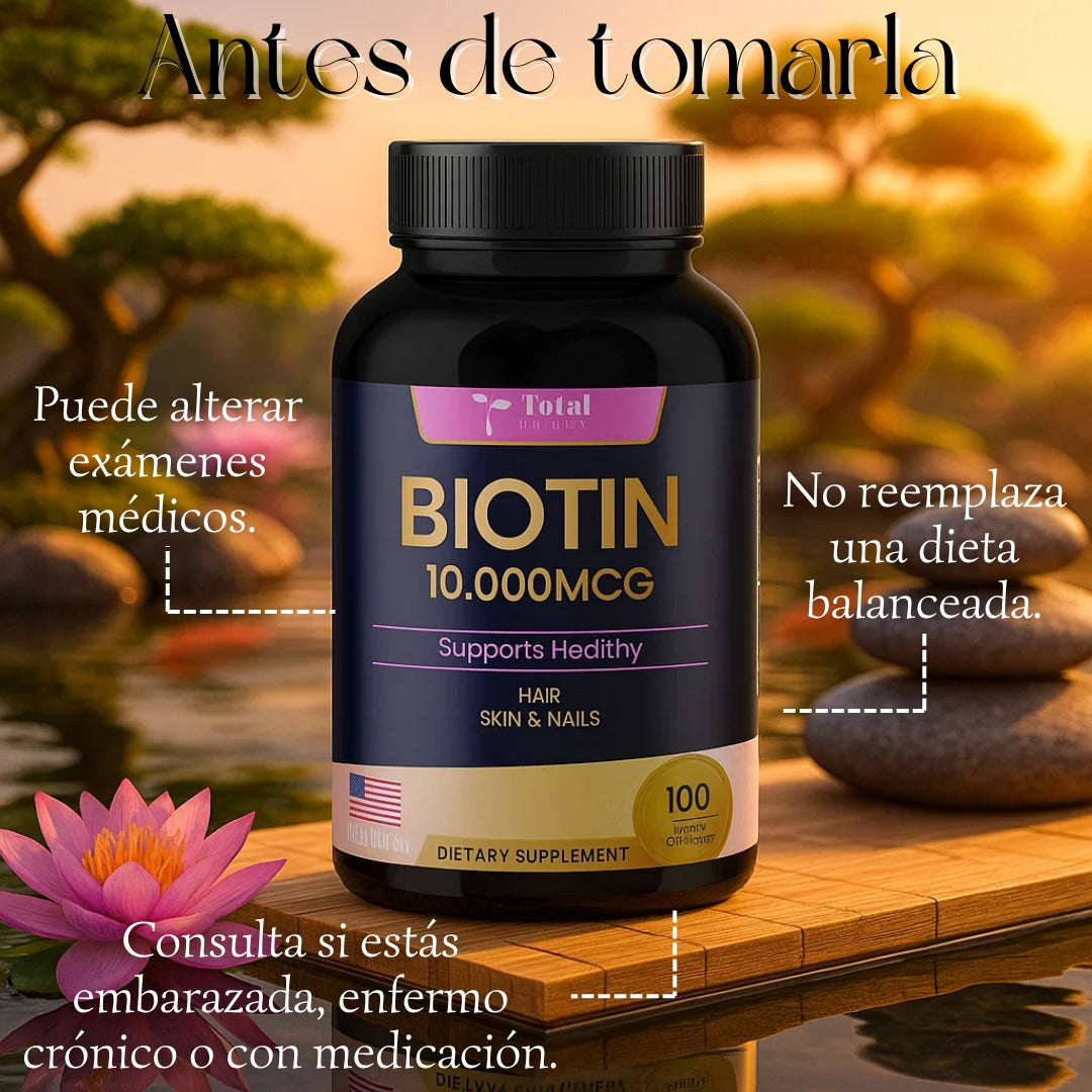Biotina Total Health x 100 Cápsulas