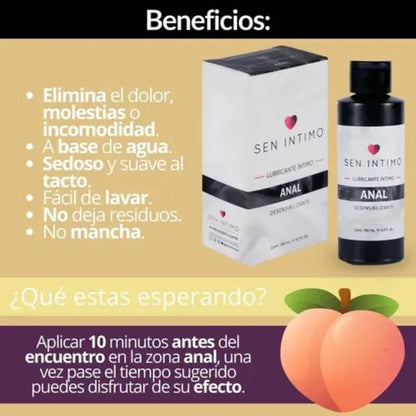 Lubricante Intimo Anal Desensibilizante 130ml