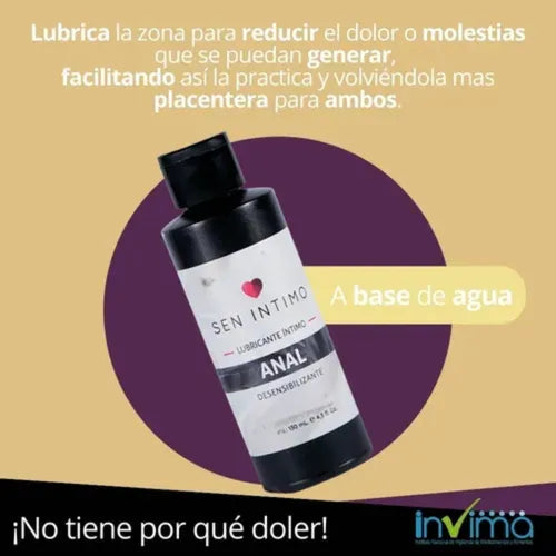 Lubricante Intimo Anal Desensibilizante 130ml