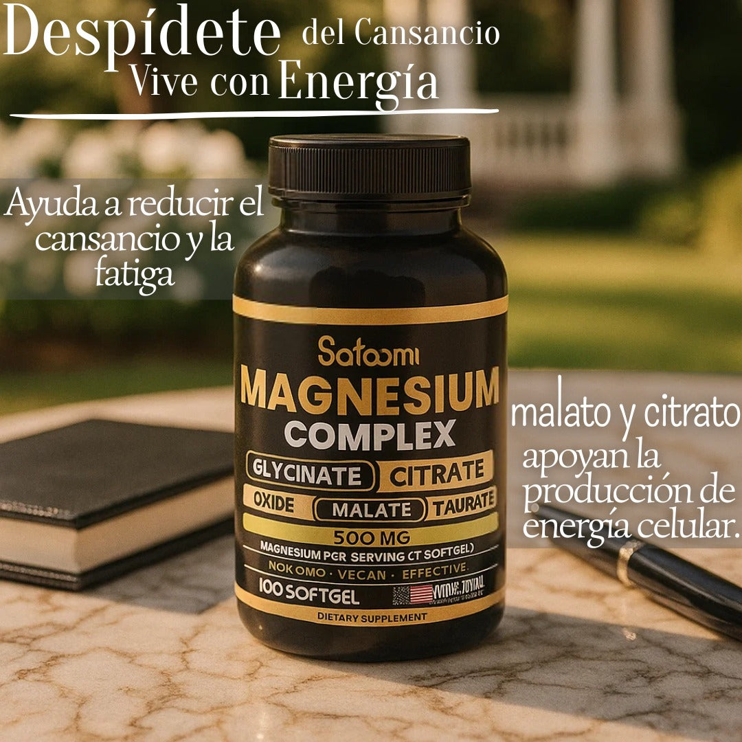 Magnesio Complex Satoomi x 100 Cápsulas