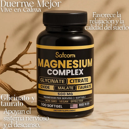 Magnesio Complex Satoomi x 100 Cápsulas