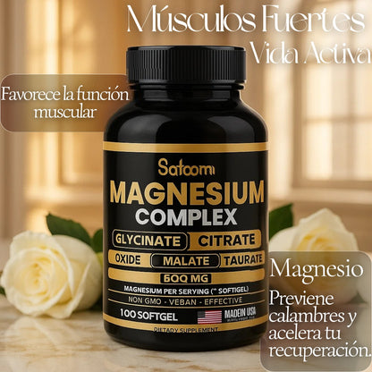 Magnesio Complex Satoomi x 100 Cápsulas