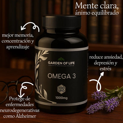Omega 3 Garden Of Life x 100 Cápsulas