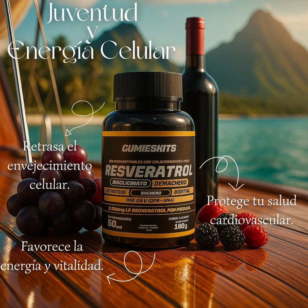 Gomitas De Resveratrol GUMIESKITS X 60 Und.