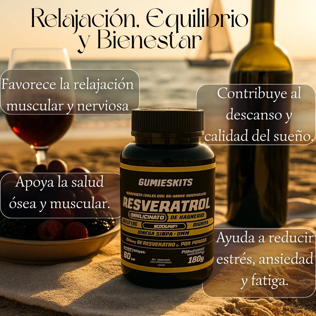 Gomitas De Resveratrol GUMIESKITS X 60 Und.