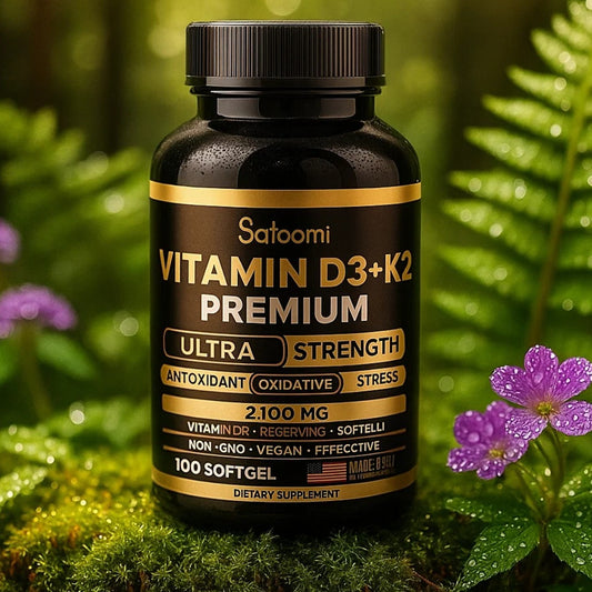 Vitamina D3 + k2 Premium Satoomi x 100 cápsulas