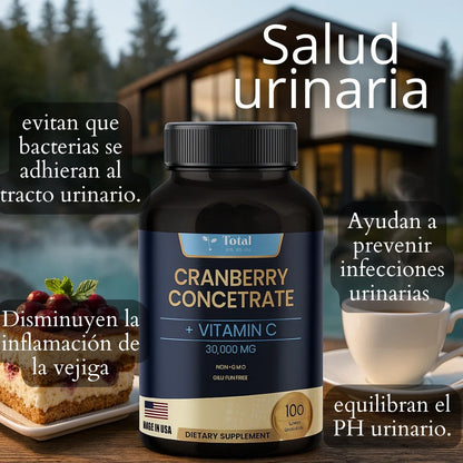 Cranberry Concentrate Total Health x 100 Cápsulas
