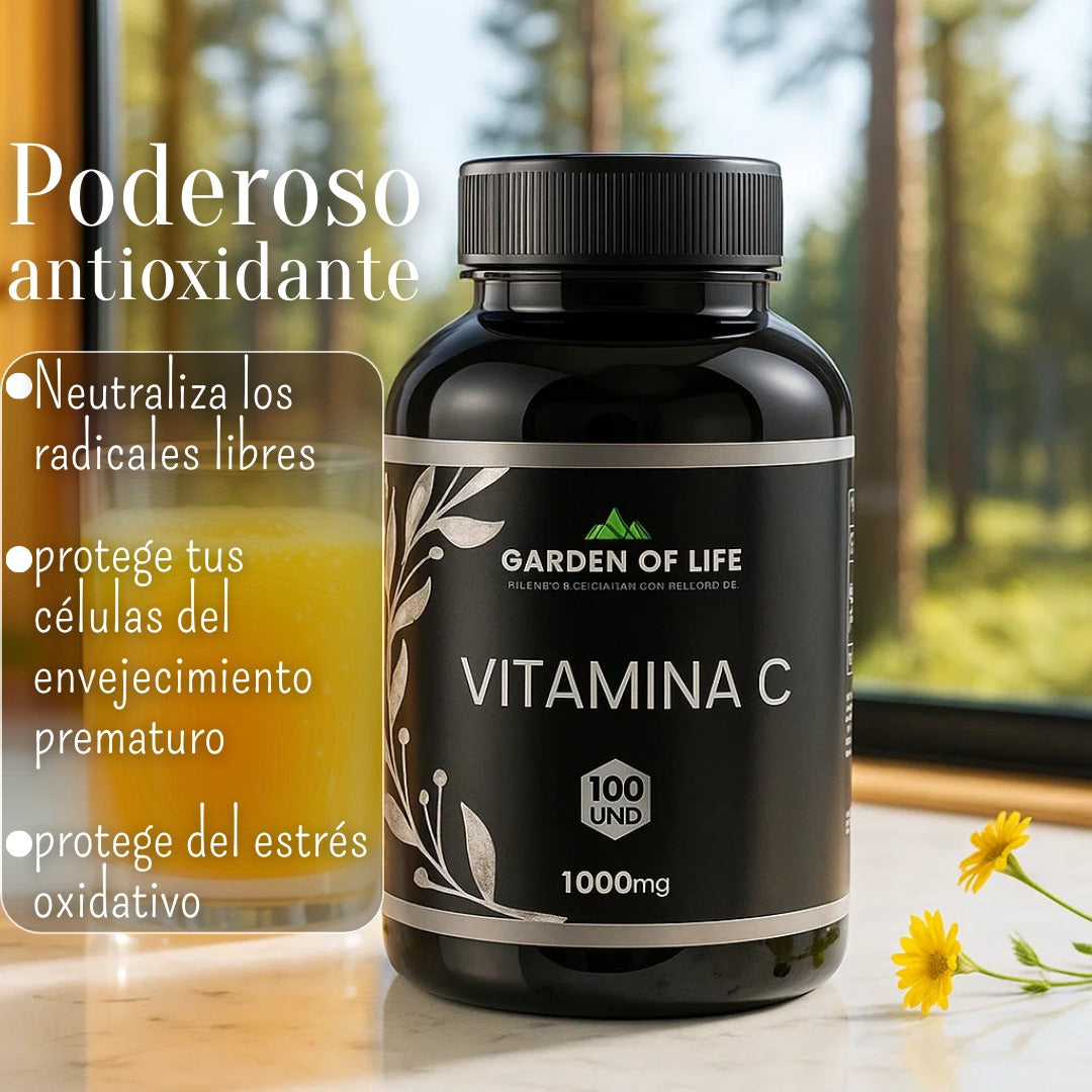 Vitamina C Garden Of Life x 100 Cápsulas