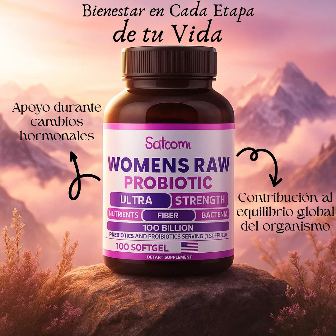 Probióticos Femeninos Satoomi x 100 Cápsulas