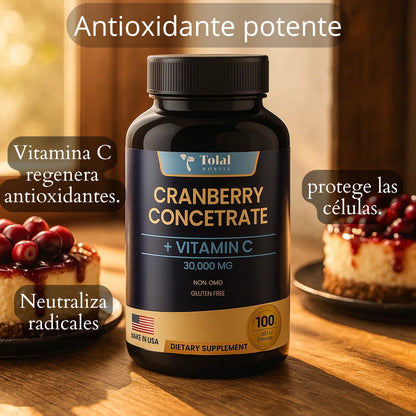 Cranberry Concentrate Total Health x 100 Cápsulas