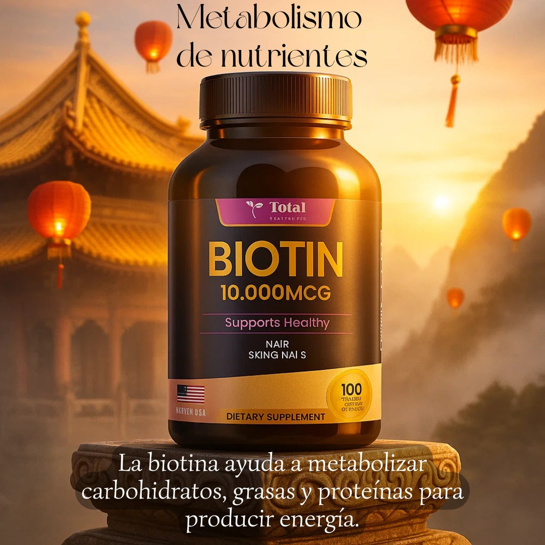 Biotina Total Health x 100 Cápsulas