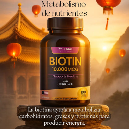 Biotina Total Health x 100 Cápsulas